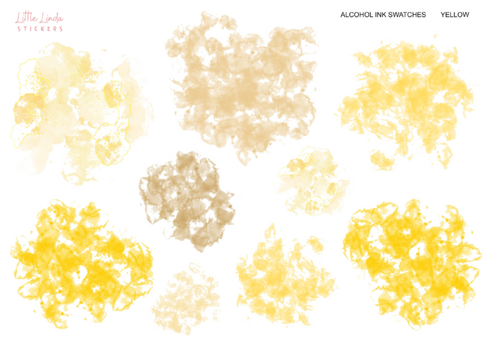 Alcohol Ink - Yellow (L)