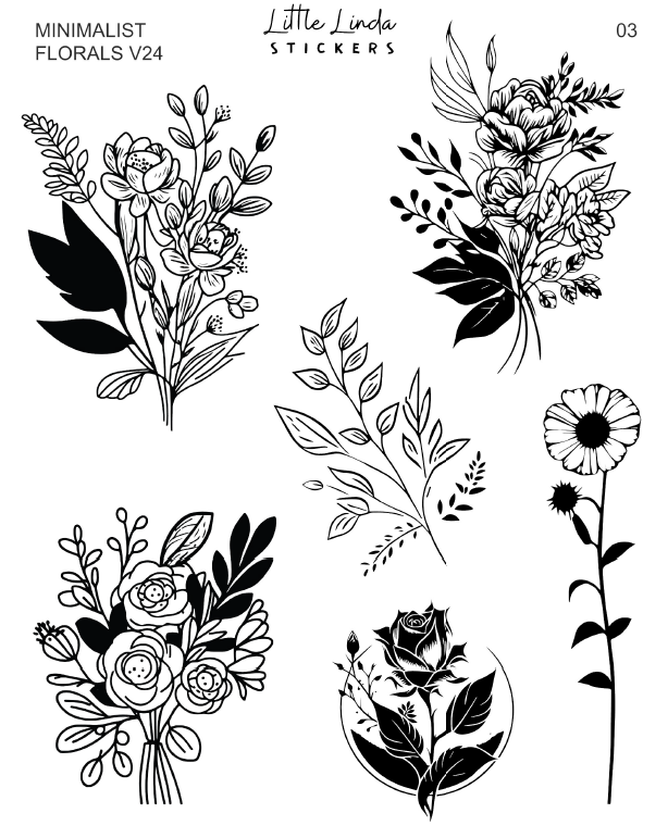 Minimal Florals v24 | 01 - 04