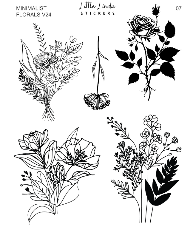 Minimal Florals v24 | 05 - 08