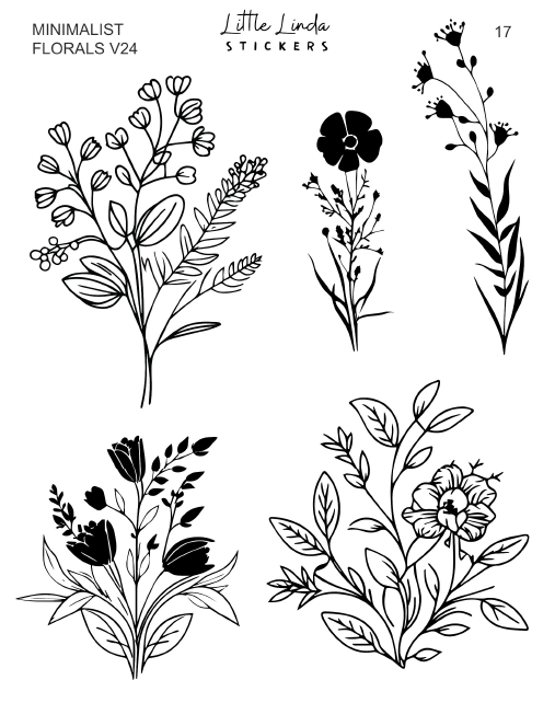 Minimal Florals v24 | 17 - 20