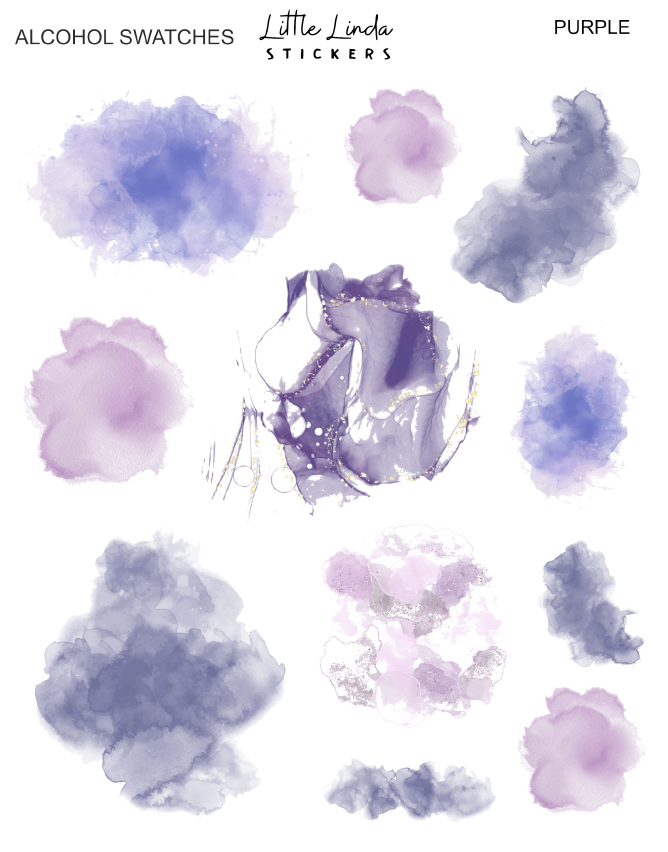 Alcohol Ink - Purple (S)