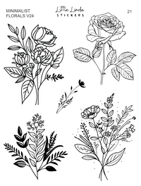 Minimal Florals v24 | 21 - 24