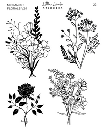 Minimal Florals v24 | 21 - 24