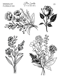 Minimal Florals v24 | 21 - 24