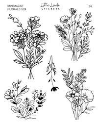 Minimal Florals v24 | 21 - 24