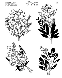 Minimal Florals v24 | 25 - 28