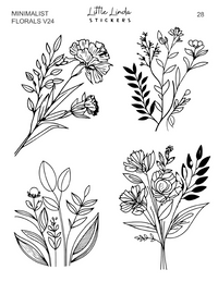 Minimal Florals v24 | 25 - 28