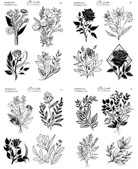 Minimal Florals v24 | 29 - 32