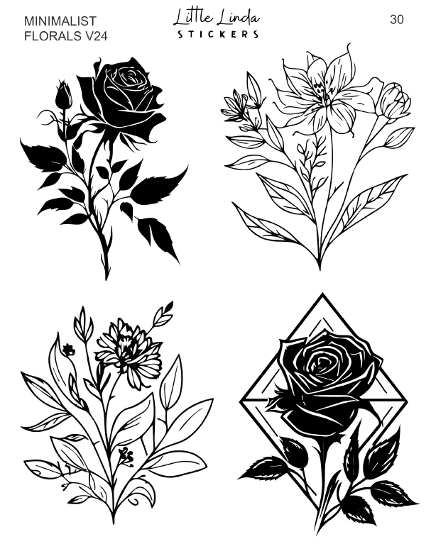 Minimal Florals v24 | 29 - 32