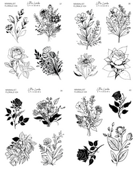 Minimal Florals v24 | 37 - 40