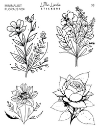 Minimal Florals v24 | 37 - 40