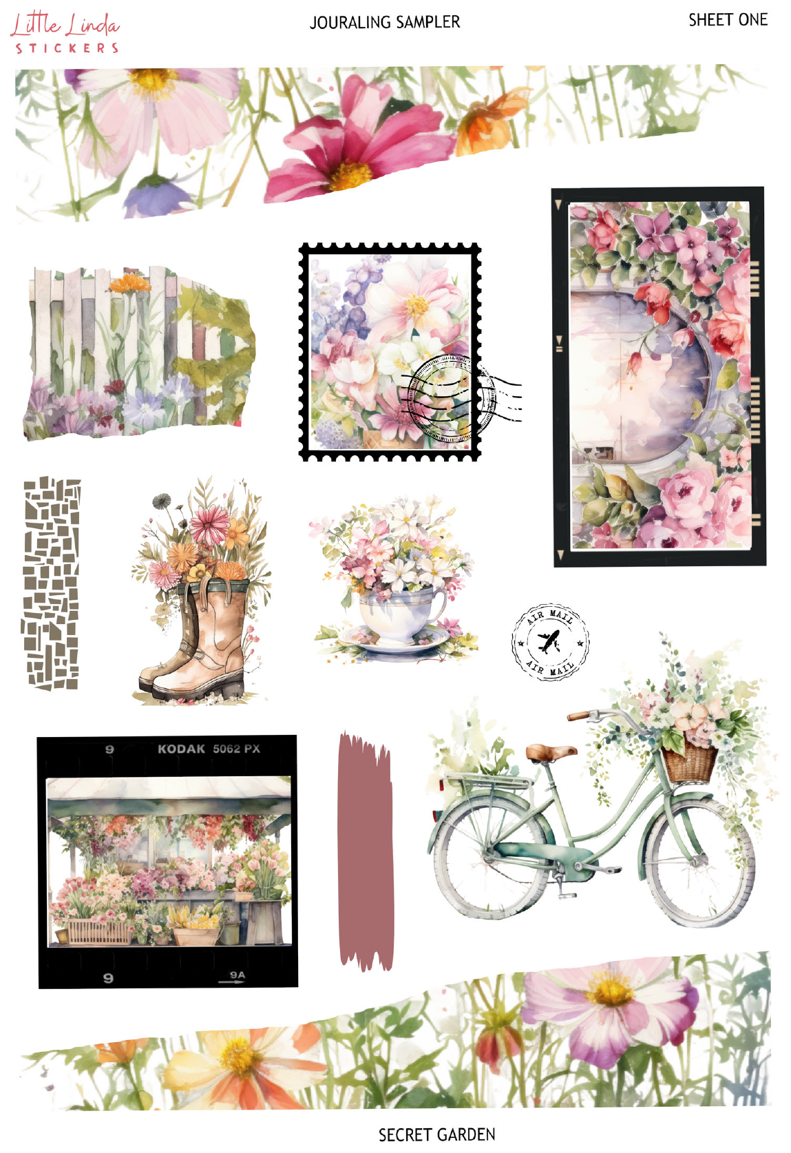 2024 May | Secret Garden | Journaling Kit
