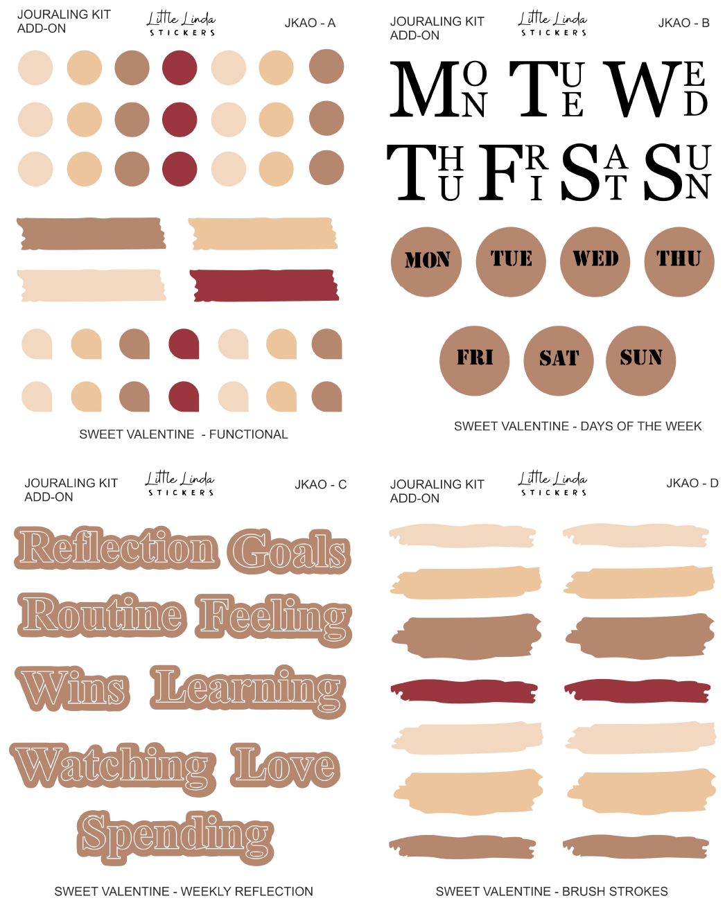 2024 Jan | Sweet Valentine - Journaling Kit