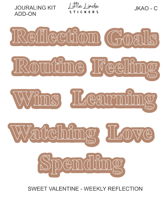 2024 Jan | Sweet Valentine - Journaling Kit