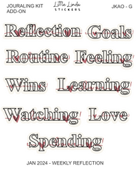 2024 Jan | Sweet Valentine - Journaling Kit