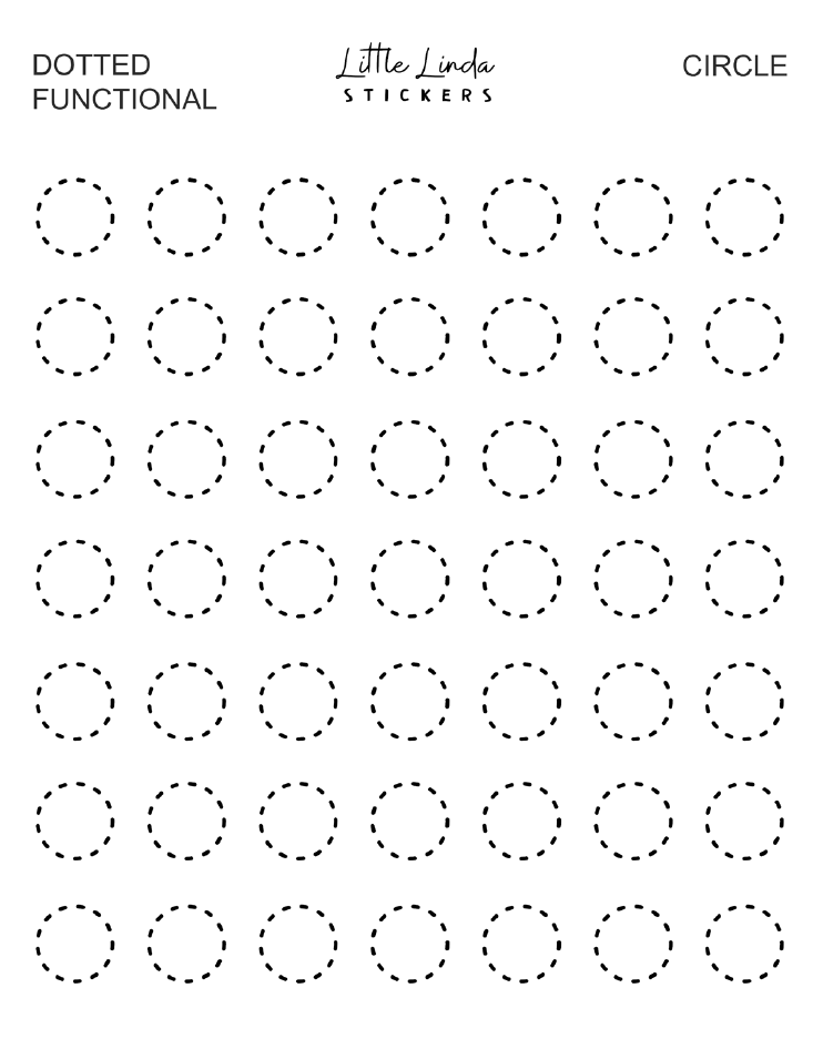 Mini Dotted Circles | Functional