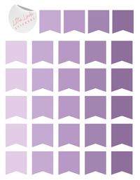 Banner Flags - The Purples