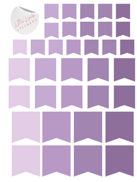 Banner Flags - The Purples