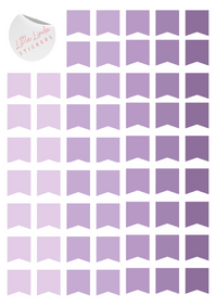 Banner Flags - The Purples