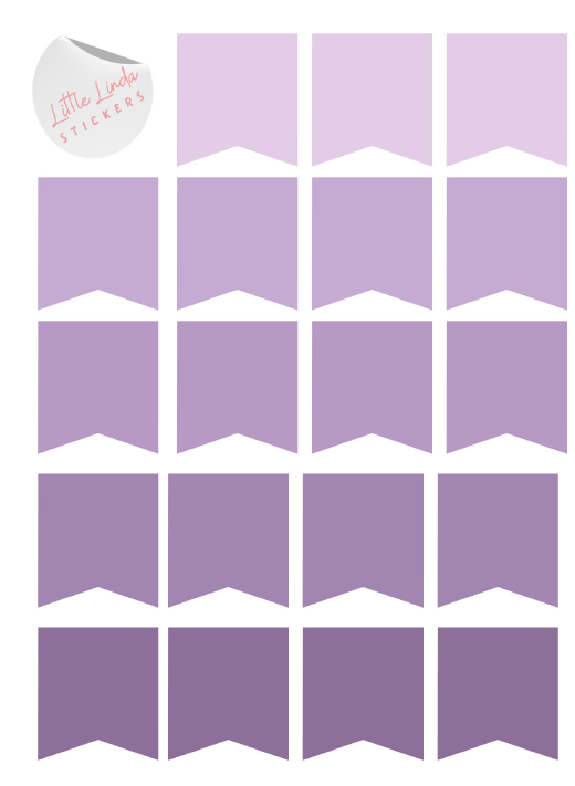 Banner Flags - The Purples