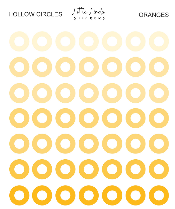 Functional Shapes | Hollow Circles