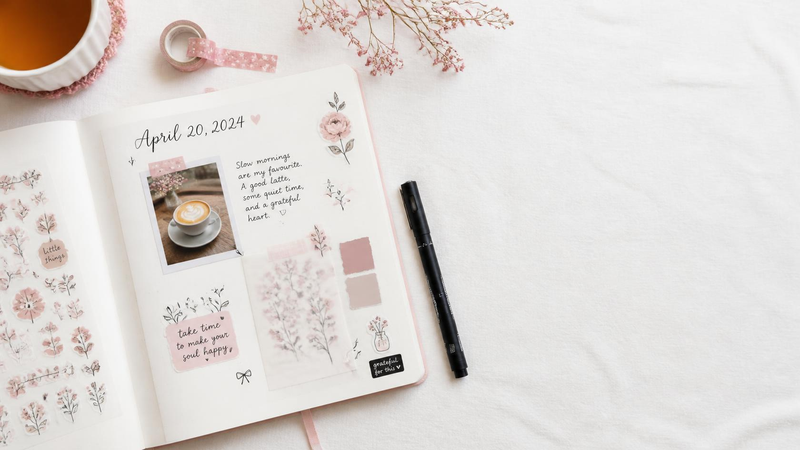 50 Journaling Ideas & Prompts (+ How to Decorate Your Pages with Stickers)