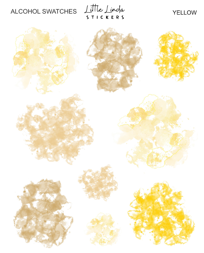 Alcohol Ink - Yellow(S)