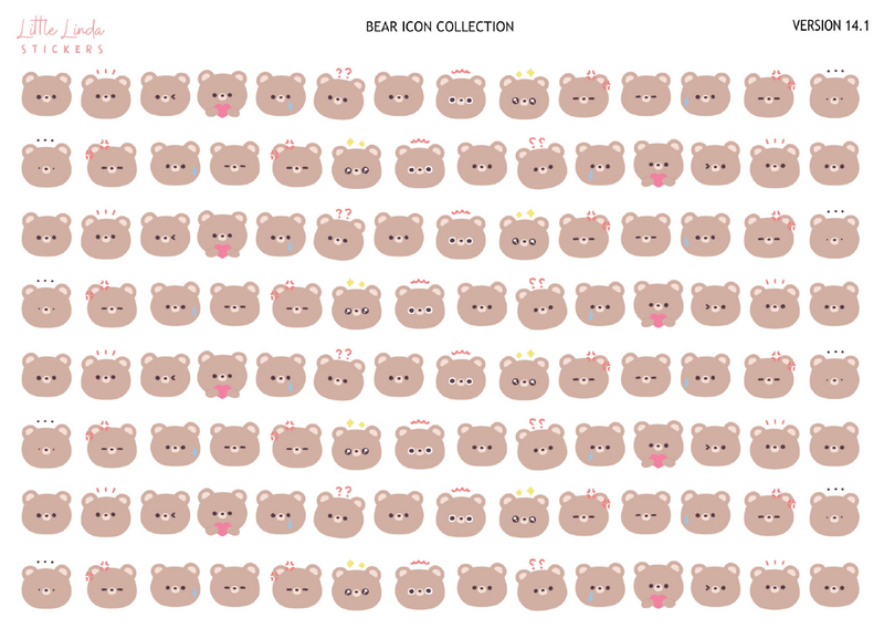 Bear Collection | Washi Strips - 14