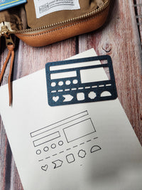 On the Go | Planner & Bullet Journal Stencil