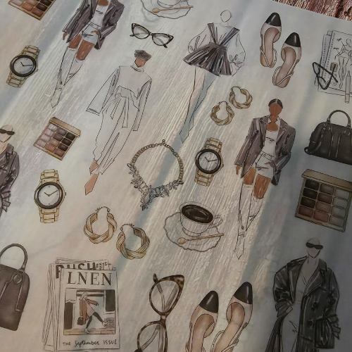 Printed Vellum Sheet - Fashion 1