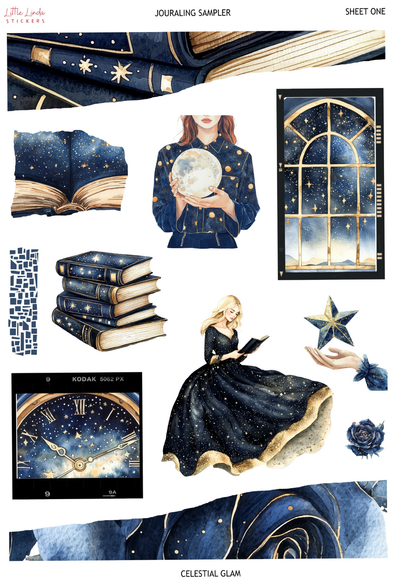 2025 Dec | Celestial Glam | Journaling Kit