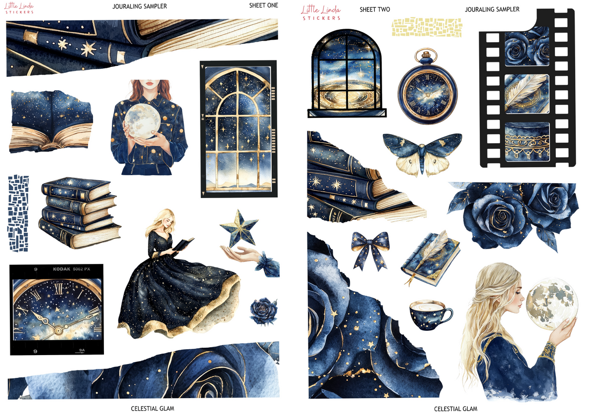 2025 Dec | Celestial Glam | Journaling Kit