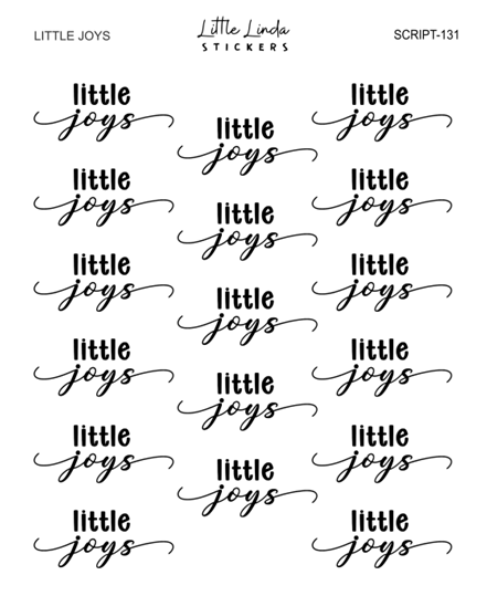 Little Joys | SCRIPT