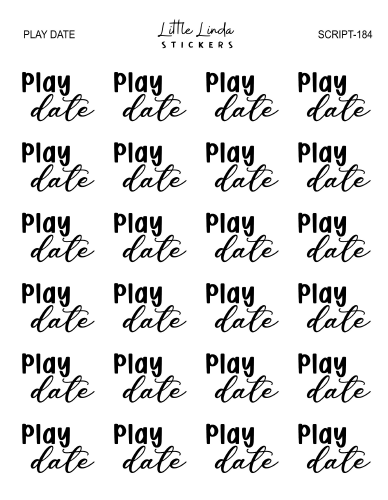 Play Date | SCRIPT