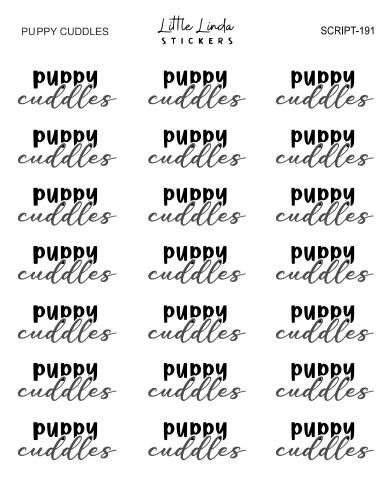 Puppy Cuddles | SCRIPT