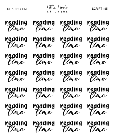 Reading Time | SCRIPT