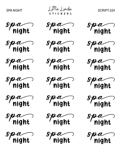 Spa Night | SCRIPT