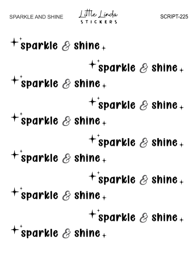 Sparkle and Shine | SCRIPT