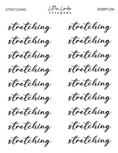 Stretching | SCRIPT