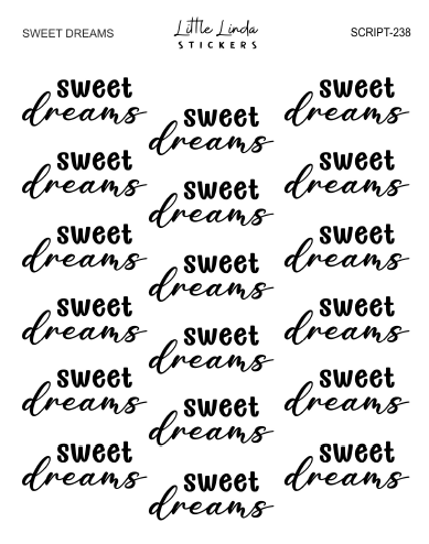 Sweet Dreams | SCRIPT