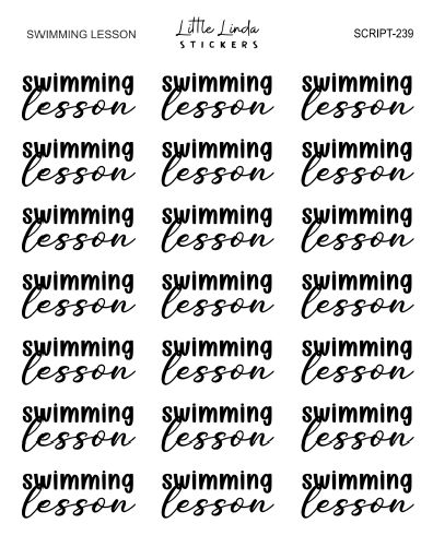 Swimming Lesson | SCRIPT