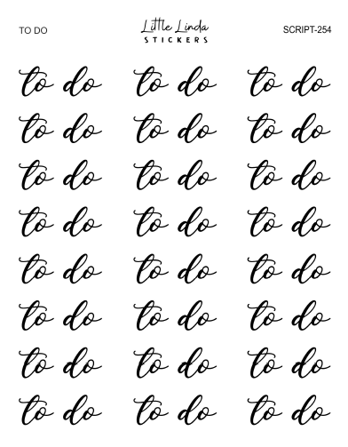To Do | SCRIPT