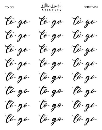 To Go | SCRIPT