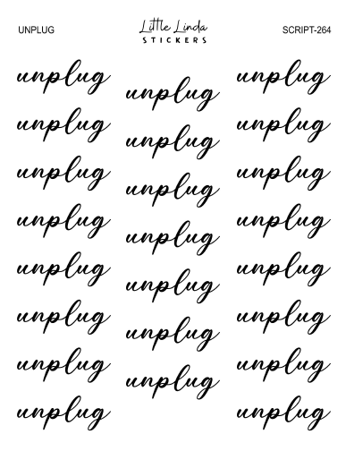 Unplug | SCRIPT