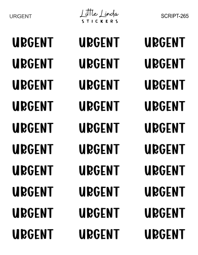 Urgent | SCRIPT