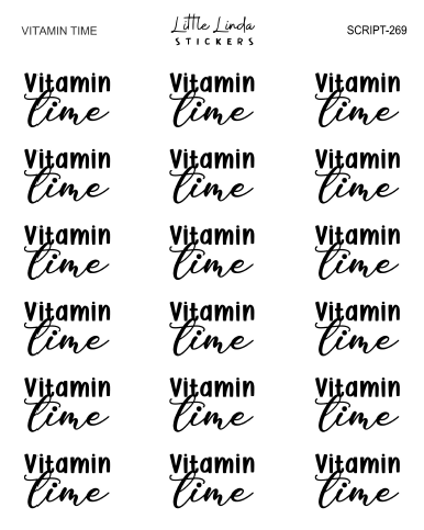 Vitamin Time | SCRIPT