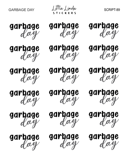 Garbage Day | SCRIPT