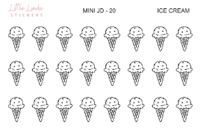 Ice Cream - Mini Journaling Doodle Icon