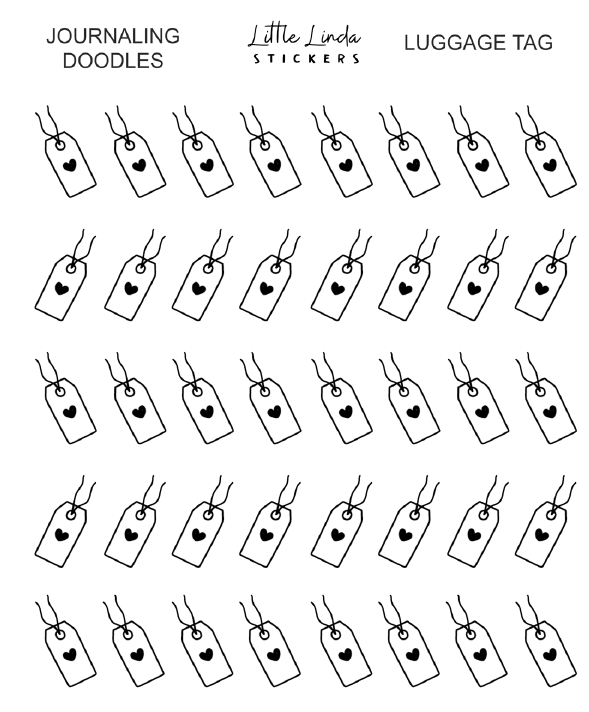 JD Icons | Luggage Tag