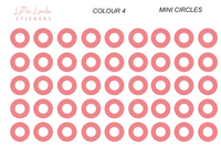 Mini Hollow Circles - The Corals